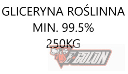 Gliceryna Roslinna min. 99.5% 250kg (~198L)