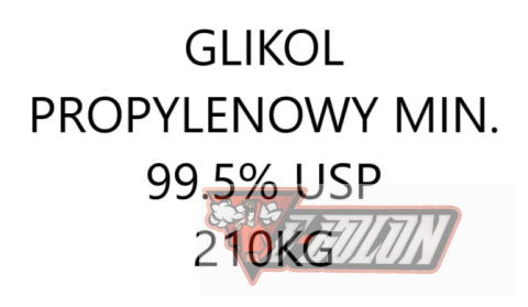 Glikol Propylenowy 99.5% USP - 210kg (~200L)